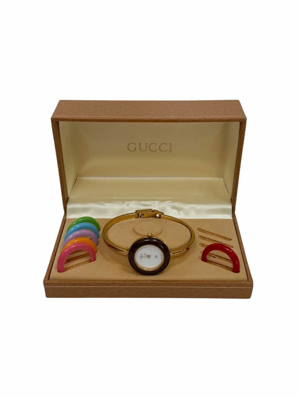 Vintage Gucci Bangle Interchangeable Bezel Watch *Not Tested